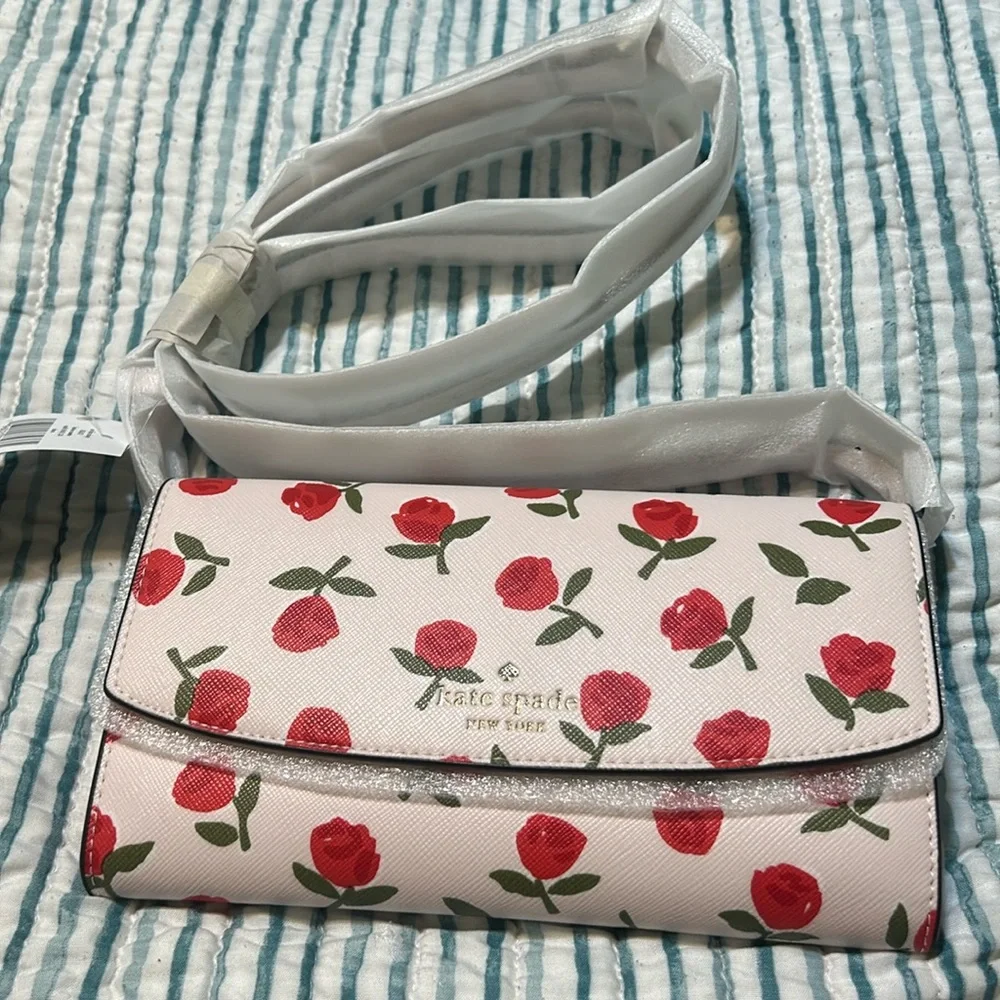 Kate Spade Dana Small Flap Crossbody - festive rosette - Picture 2 of 7